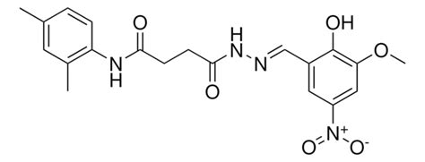 N 2 4 DI ME PH 4 2 2 HO 3 MEO 5 NITROBENZYLIDENE HYDRAZINO 4