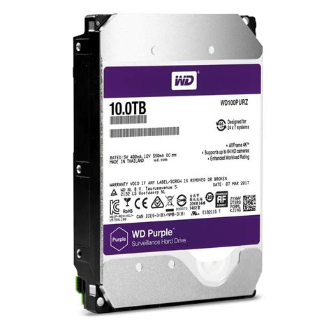 WD Purple 10TB Surveillance Hard Drive Released Legit Reviews