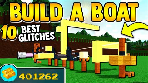 Top Best Gold Glitches Ever Build A Boat For Treasure Roblox