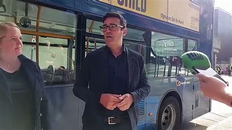 Mayor Andy Burnham Welcomes The Introduction Of The New Bus Fare Price