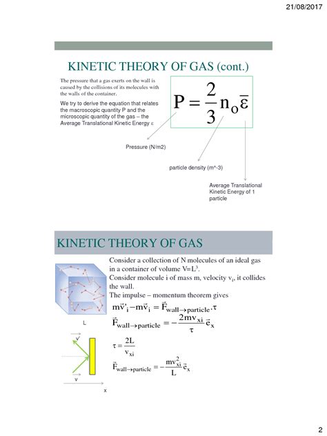 Solution Lecture 4 2 The Kinetic Theory Of Gases Studypool