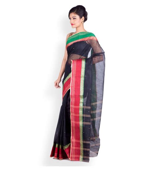 Sangam Kolkata Black Bengal Handloom Saree Buy Sangam Kolkata Black