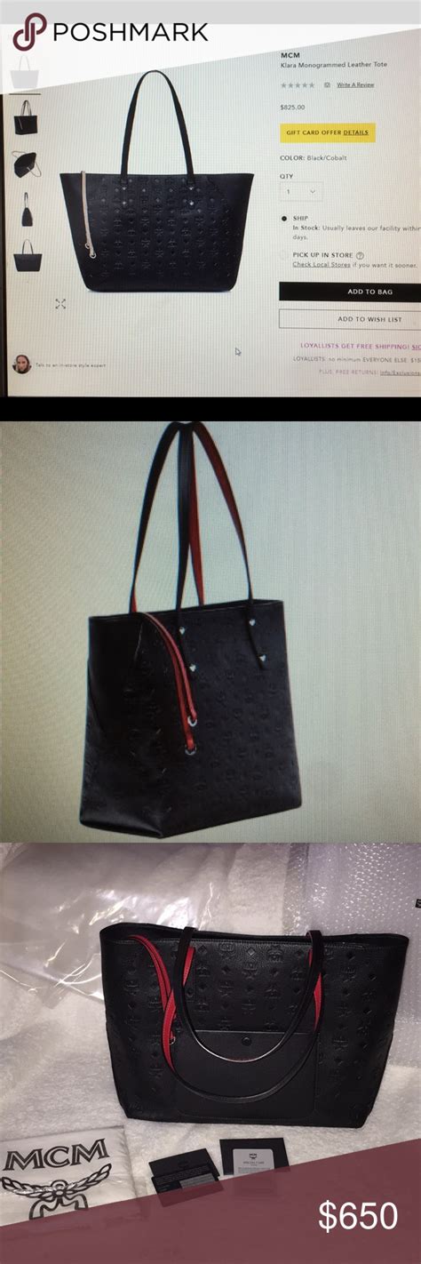 Spotted While Shopping On Poshmark MCM Klara Monogrammed Leather Tote