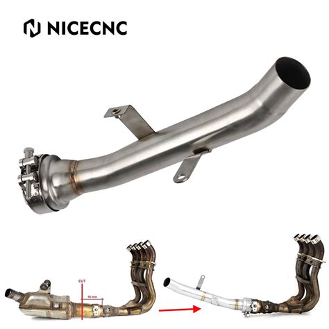 Muffler Exhaust Mid Pipe For Suzuki Gsx S Gsxs 1000 Gsxs1000 2015 2016