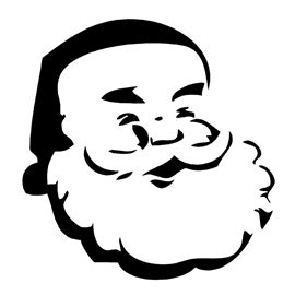 Santa Claus Stencil | Free Stencil Gallery