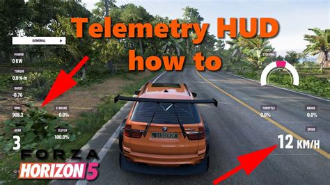 Forza Horizon 5 Telemetry How To Turn On YouTube