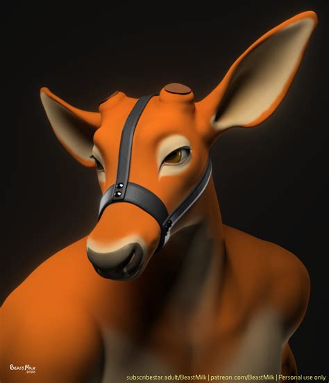 Deer Gear Muzzle By BeastMilk Hentai Foundry