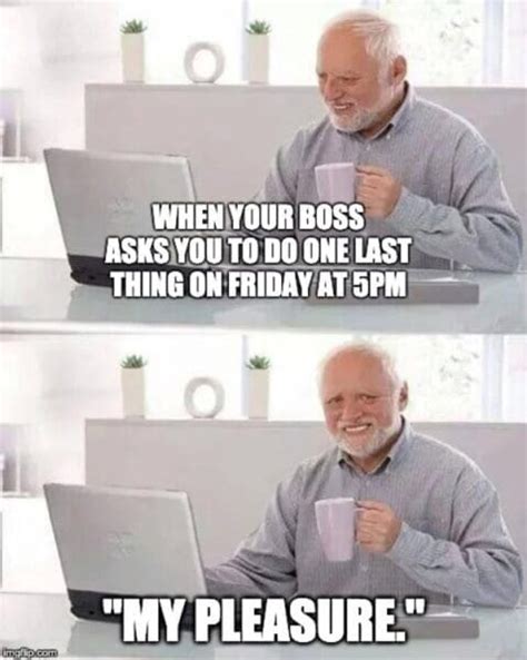 boss memes  hit harder   performance review