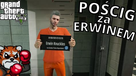 ERWIN UCIEKA PRZED POLICJĄ uda się EWRON GTA RP odc 18 YouTube