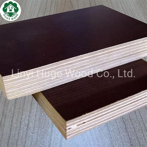 18mm Black Marine Shuttering Film Faced Plywood Board For Construction