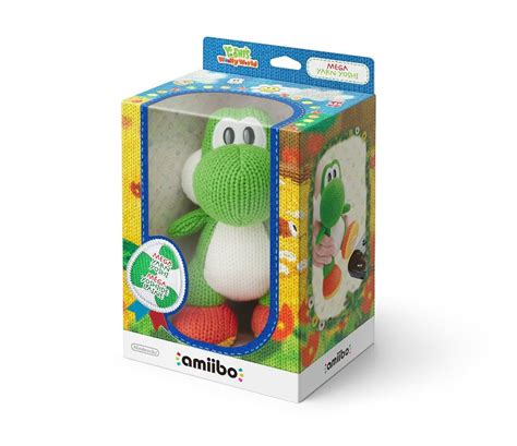 Photos of the Mega Yarn Yoshi amiibo - Nintendo Everything