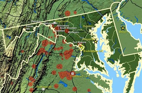 Battle Of Fort Stevens Washington Dc Civil War Map History