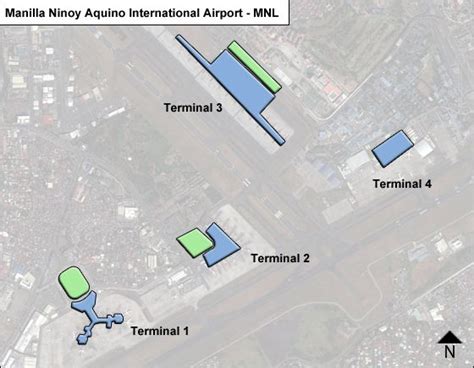 Manilla Ninoy Aquino MNL Airport Terminal Map