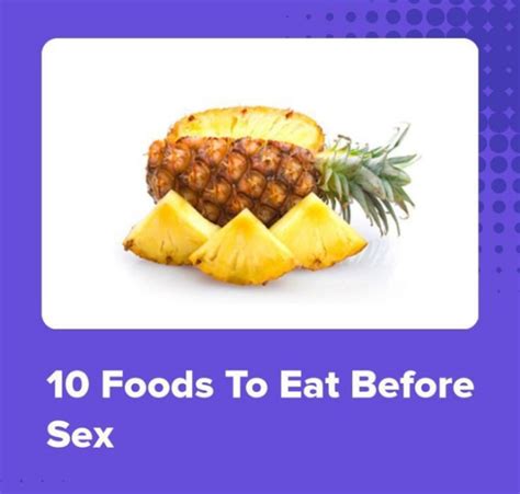 Goal Loaded On Twitter Foods To Eat Prior To Sex