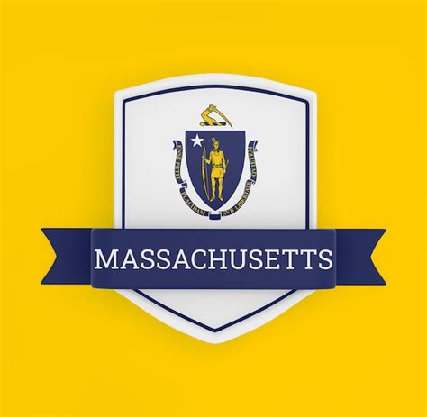 Free Photo Massachusetts Flag With Banner