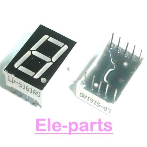 Pcs Digit Red Segment Led Display Common Cathode Digital