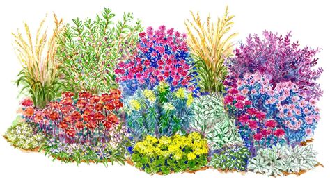 15 No Fuss Garden Plans Filled With Plants That Thrive In Full Sun