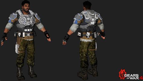 Gears Of War 4 Del Walker 3d Model By Misakimodding On Deviantart