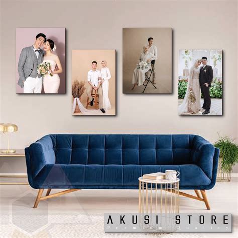 Jual Cetak Foto Custom Mdf Pajangan Bingkai Foto Prewed