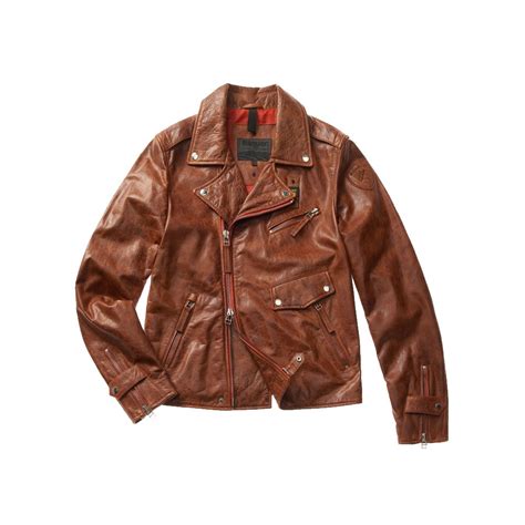 Leather Jacket Blauer Model Sblul In Leather Color