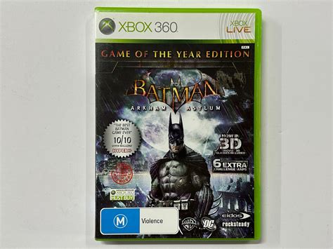 Batman Arkham Asylum Goty Edition Complete In Original Case The Game Experts