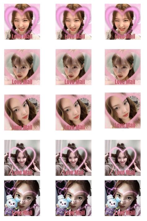 Nayeon Love Mail 2023 Sticker Tasarımı Hediyeler Tasarım