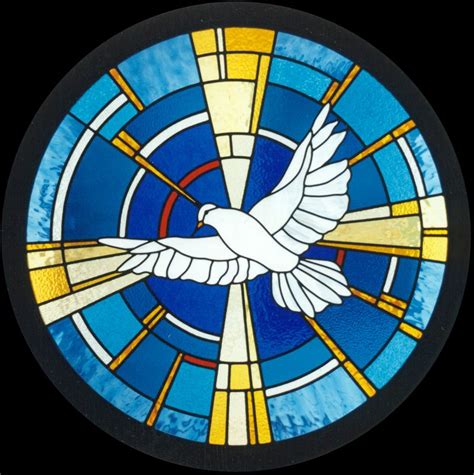 Holy Spirit Stained Glass Window