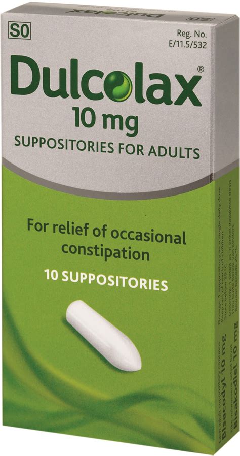 Mays Chemist Dulcolax Suppositries 10s