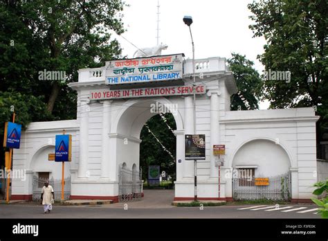 100 Years Old Library Calcutta West Bengal India Stock Photo Alamy