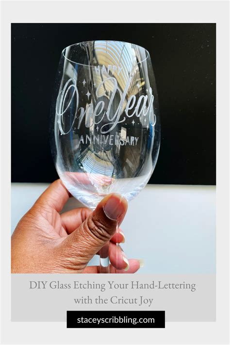 DIY Glass Etching Your Hand-Lettering With the Cricut Joy — Stacey ...