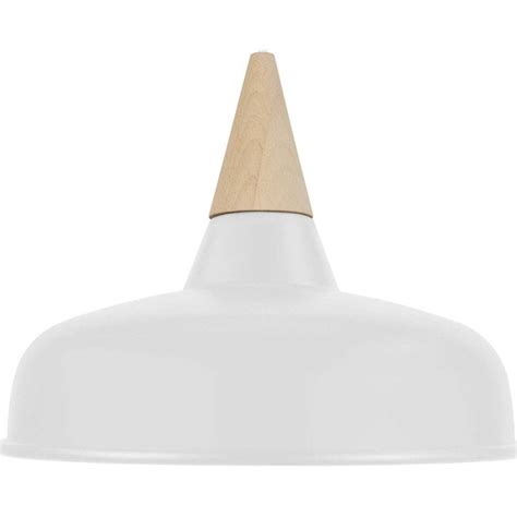 Tosel Suspension dôme métal blanc d ivoire Blanc Maison Déco