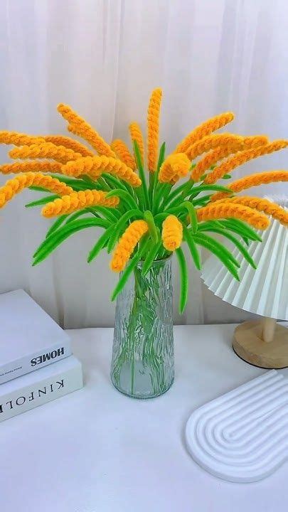 Diy Pipe Cleaner Wreathhandmade Diy T Diyflowers Diycrafts