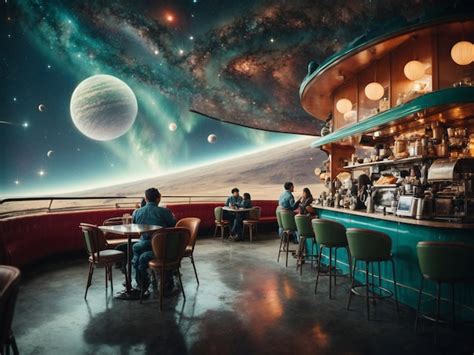 premium photo  vintage cafe  space