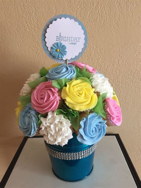 Birthday Cupcake Bouquet For A Sweet Celebration