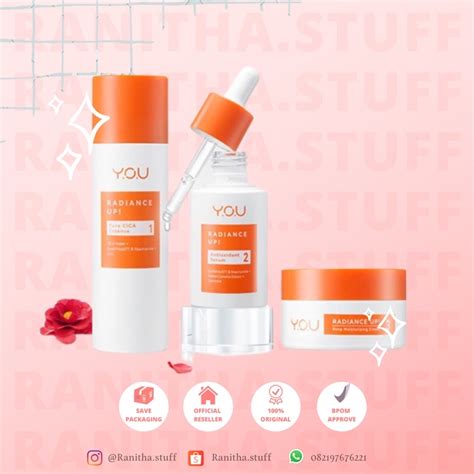 Jual You Radiance Up Brightening Series Serum Essence Moisturizer