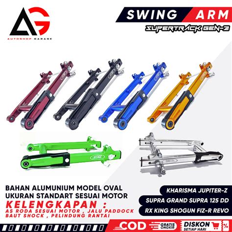 Jual Swing Arm Gen 2 SUPERTRACK F1ZR SUPRA GRAND KHARISMA Sasis REVO