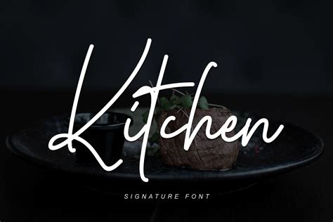 Kitchen Font By Behind The Ink · Creative Fabrica