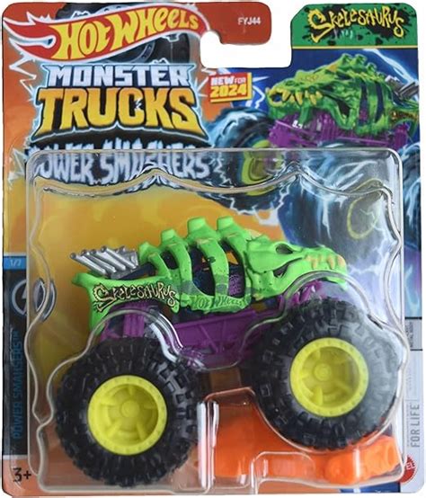 Amazon Matchbox Hot Wheels Monster Trucks Skelesaurus Power