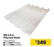 Ibr M Polycarb Sheet Clear Offer At Builders Warehouse