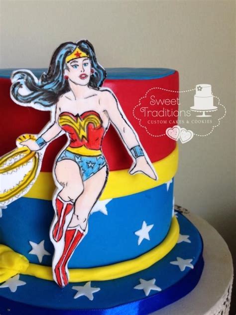 Wonder Woman Cake By Sweet Traditions Wonder Woman Cake Supergirl