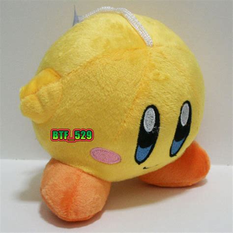 Plush 5"1/2 Yellow Kirby B - New Kirby Plush Doll Figure