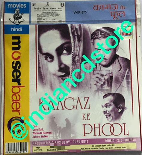 Kaagaz Ke Phool Hindi Movie Vcd Amazon In Movies TV Shows