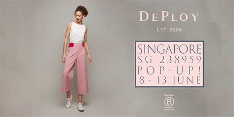 British Sustainable Fashion Brand Deploy Pops Up In Singapore