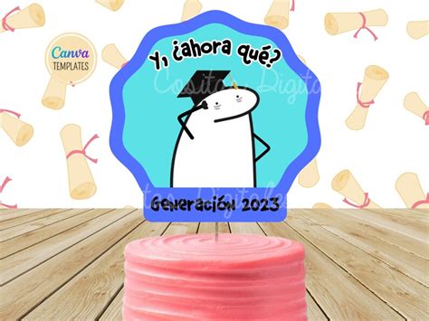 Flork Graduacion Dise Os Cake Topper Graduado Prepa Etsy