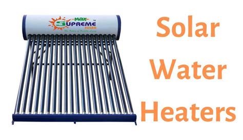 Best Solar Water Heaters To Buy In India