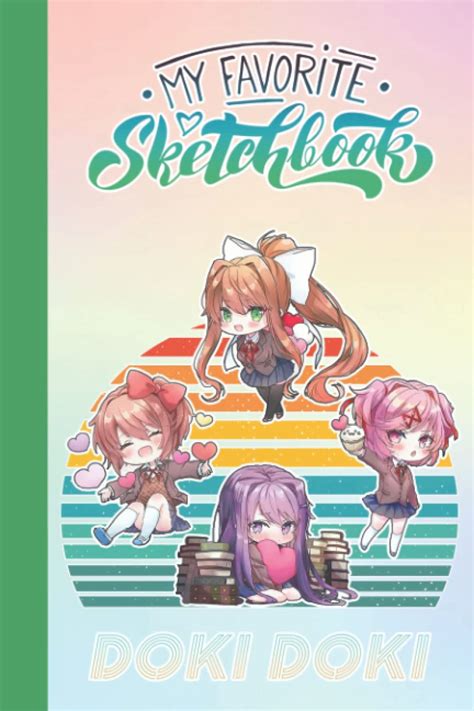 Buy Doki Doki Literature Club Sketch Book Game Anime Manga Merch Doki