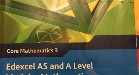 Edexcel AS And A Level Modular Mathematics C3 UsedBooks Lk