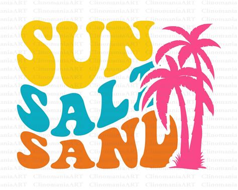 Sun Salt Sand Svg Summer Svg Beach Svg Summer Vibes Svg Etsy Australia