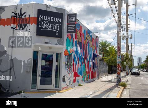 The Museum of Graffiti in the Wynwood neighborhood in Miami Florida. The Museum of Graffiti ...