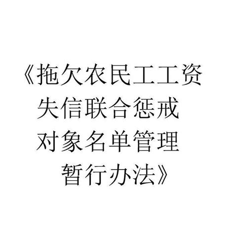 因拖欠农民工工资被列入失信联合惩戒名单，将面临哪些惩戒措施？税务信息zd部门